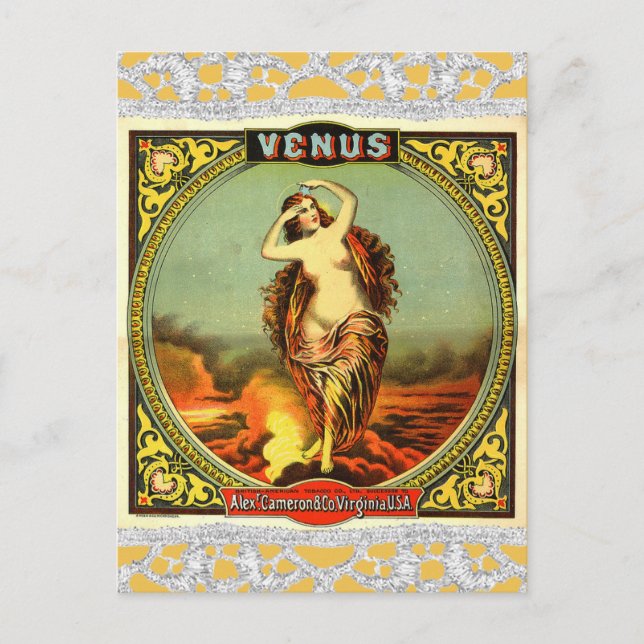 Vintage Venus Ephemera Postcard (Front)