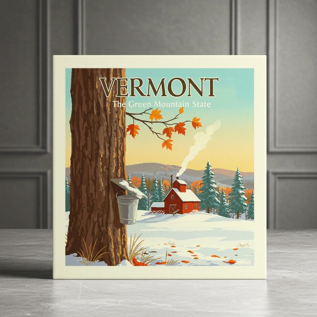 Vintage Vermont Ceramic Tile (Creator Uploaded)