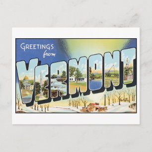Vintage Vermont Postcard