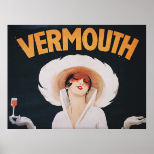 Vintage Vermouth Advertisement  Poster