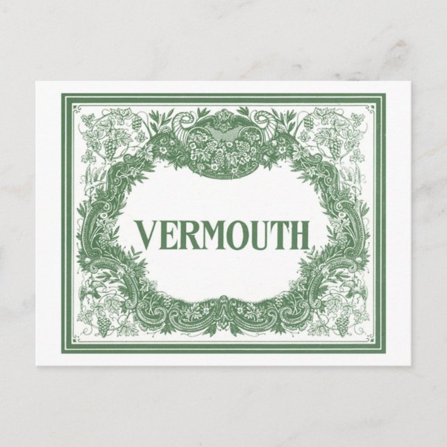 Vintage Vermouth Postcard (Front)