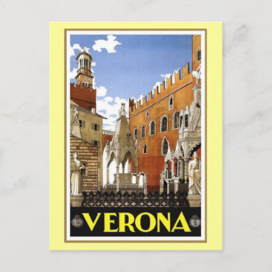 Vintage Verona Italy Postcard