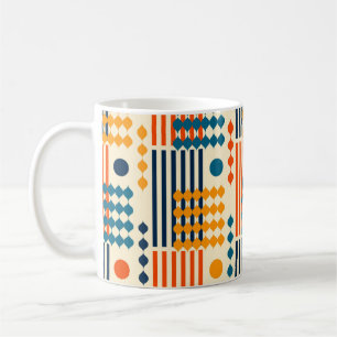 Vintage vertical seamless pattern. coffee mug