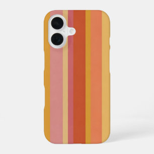 Vintage Vertical Stripes iPhone 16 Case