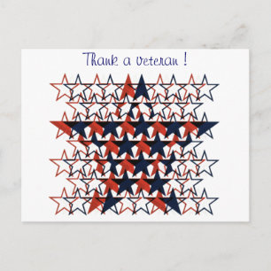 Vintage Veterans day - Postcard