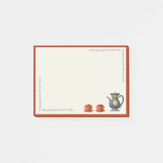 Vintage Vibe Tea Set Post-it Notes