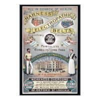 Vintage Victorian Advertisement Poster