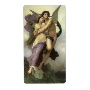 Vintage Victorian Angel, Ravishment by Bouguereau