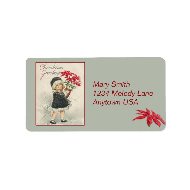 Vintage Victorian Art Address Label Stickers (Front)
