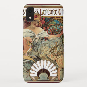 Vintage Victorian Art Nouveau by Alphonse Mucha Case-Mate iPhone Case