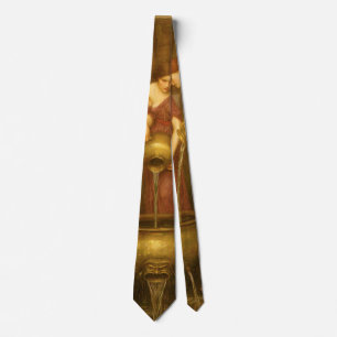 Vintage Victorian Art, The Danaides by Waterhouse Tie