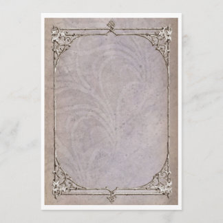 Vintage Victorian Border invitation