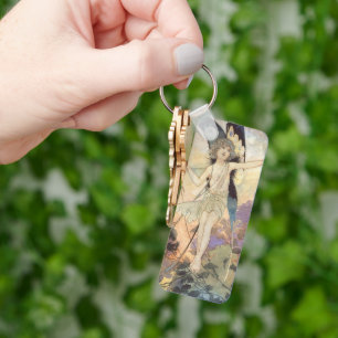 Vintage Victorian Butterfly Fairy by Robinson Key Ring