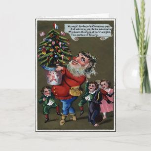 Vintage Victorian Christmas Card