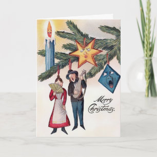Vintage Victorian Christmas Card