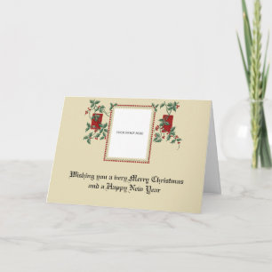 Vintage Victorian Christmas Custom Frame Template