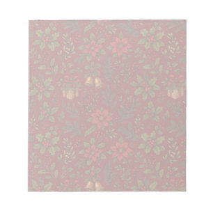 Vintage, Victorian Christmas patterned Notepad