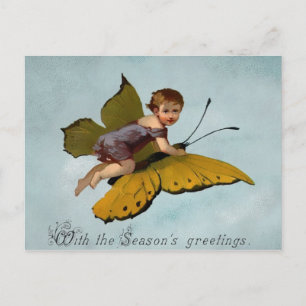 Vintage Victorian Christmas Postcard