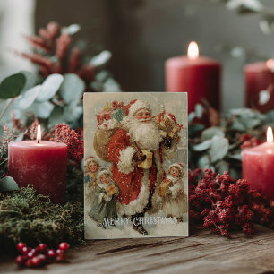 Vintage Victorian Christmas Postcard