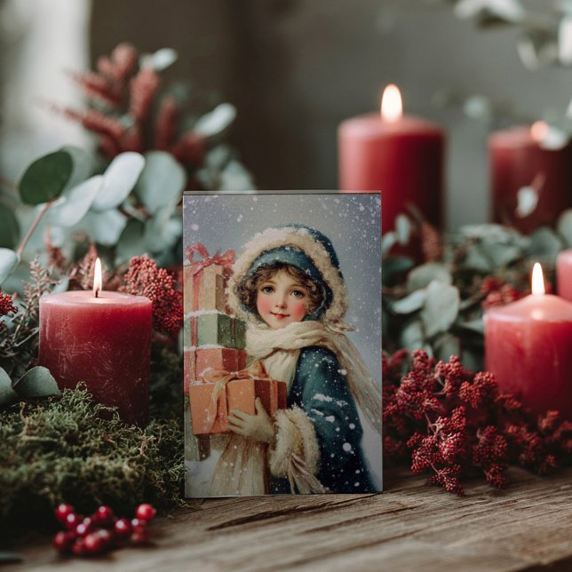 Vintage Victorian Christmas Postcard (Creator Uploaded)