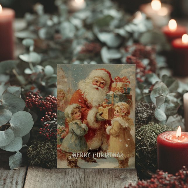 Vintage Victorian Christmas Postcard (Creator Uploaded)