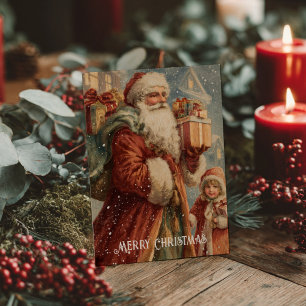 Vintage Victorian Christmas Postcard