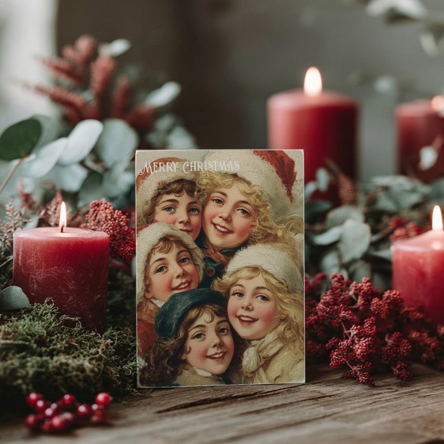Vintage Victorian Christmas Postcard (Creator Uploaded)