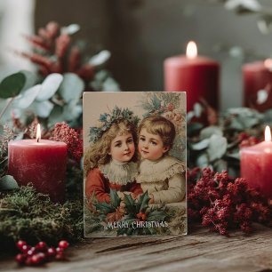 Vintage Victorian Christmas Postcard