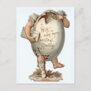 Vintage Victorian Christmas Postcard