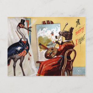 Vintage Victorian Christmas Postcard