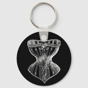 Vintage Victorian Corset Key Ring