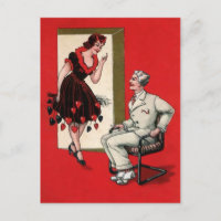 Vintage Victorian Devil Girl