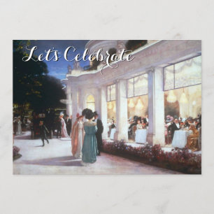 Vintage Victorian Dinner Party Invitation