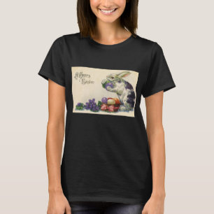 Vintage Victorian Easter Bunny and Easter Eggs T-Shirt