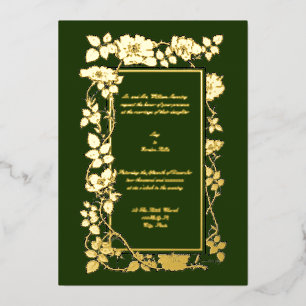 Vintage Victorian Era 1896 Rose Vine Border