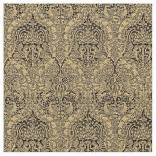 Vintage Victorian Era Corona Vita by Walter Crane Fabric