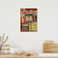 Vintage Victorian Era Grocery Food Advertisements