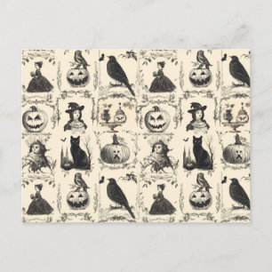 Vintage Victorian Era Halloween Postcard