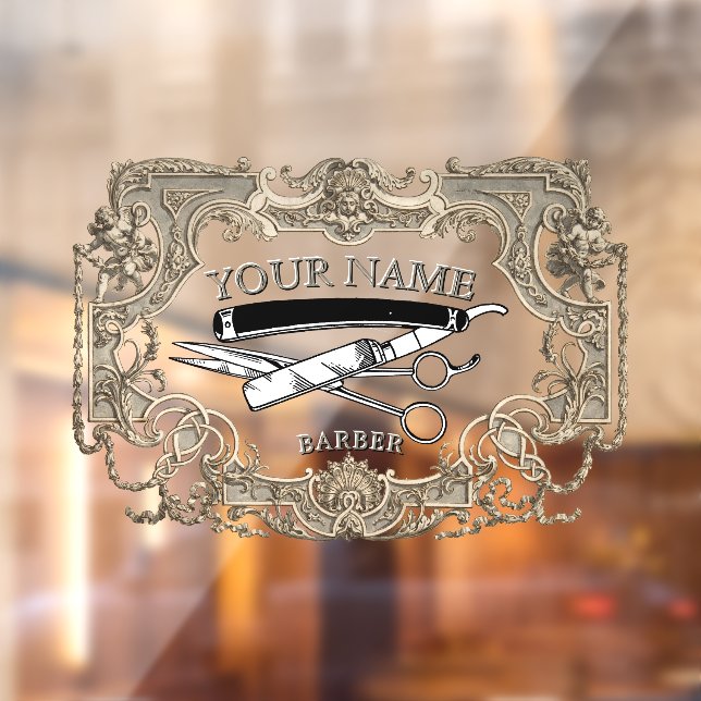 Vintage Victorian Era Steampunk Barber Template (Sheet 2)