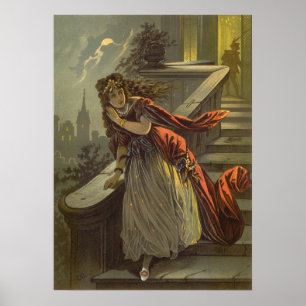 Vintage Victorian Fairy Tale, Cinderella Poster