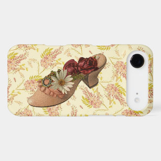 Vintage Victorian Floral Shoe
