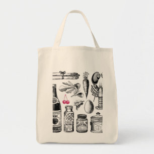 Vintage Victorian Foodie Tote Bag