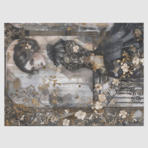 Vintage Victorian Gates & Doorways Decoupage Tissue Paper