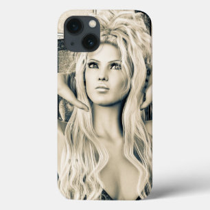 Vintage Victorian Glamour Portrait Art iPhone 13 Case