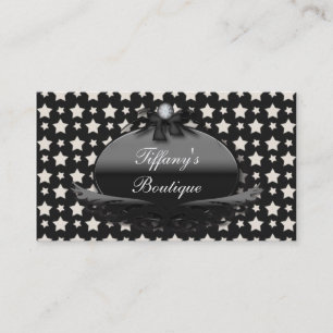 vintage victorian gothic stars tattoo artist business card