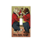 Vintage Victorian Happy, Gay, Dancing Bears