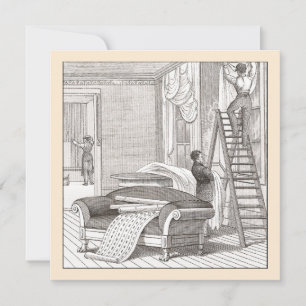 Vintage Victorian Housewarming / Open House Invitation