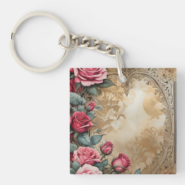 Vintage Victorian  Key Ring (Front)