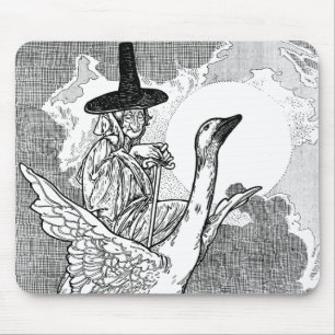 Vintage Victorian Mother Goose by Charles Robinson Mouse Pad