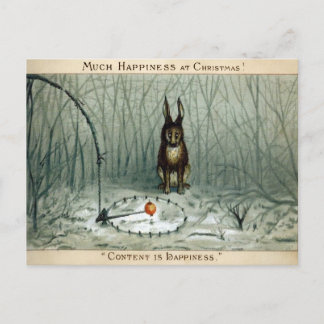 Vintage Victorian Odd Christmas Postcard